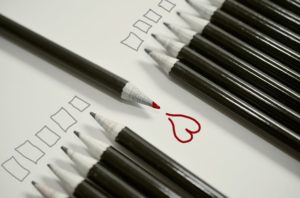 вибір олівець любов щастя рішення