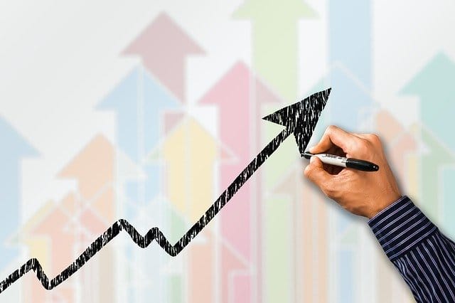продажі ріст вверх розвиток активність план