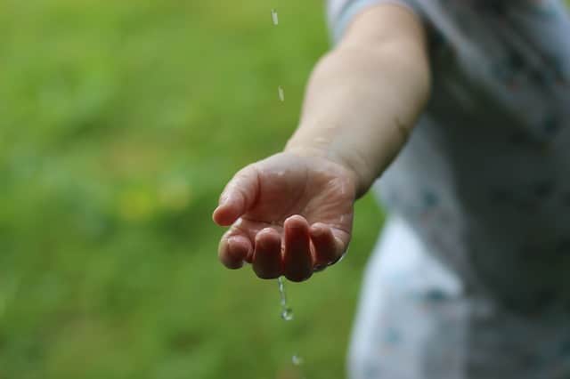 дощ вода природа дитина